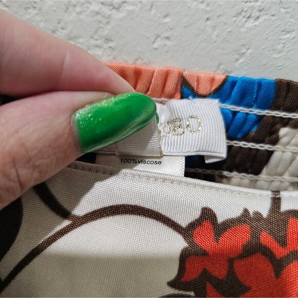 Ronny Kobo Groovy Floral Crop Top in Blue Aster - Picture 5 of 6